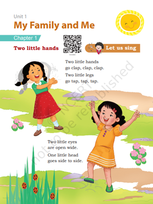 My Family and Me - Chapter 1 - Mridang - Textbook of English for Class 1