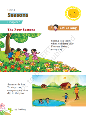 Seasons - Mridang - Textbook of English for Class 1