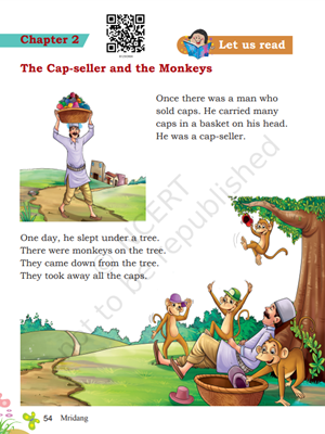 The Cap-seller and the Monkeys - Mridang - Textbook of English for Class 1