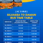 Silvassa to Daman bus service, Silvassa to Daman bus timetable, AC bus service Silvassa to Daman, Electric bus Silvassa to Daman, Bus from Silvassa to Daman, Silvassa Daman bus schedule, Silvassa Daman bus booking, Comfortable buses from Silvassa to Daman, Eco-friendly bus Silvassa Daman, Daman bus service timetable, Book bus tickets Silvassa to Daman, Affordable bus service Silvassa to Daman, Best bus services Silvassa Daman, Air-conditioned buses from Silvassa to Daman, Reliable bus service Daman, Green transportation Silvassa Daman, Punctual bus service Silvassa to Daman, E-bus Silvassa to Daman, Timetable for Silvassa to Daman buses, Travel from Silvassa to Daman by bus, Bus services in Silvassa, Daman transport services, Best buses between Silvassa and Daman, Silvassa Daman transport, AC e-bus Silvassa Daman, Eco-friendly bus service Silvassa, Book electric bus tickets Silvassa Daman, Reliable buses between Silvassa and Daman, Silvassa to Daman bus with air-conditioning, Online booking for Silvassa to Daman bus, Best time to travel from Silvassa to Daman by bus, Comfortable bus travel from Silvassa to Daman, Where to book tickets for Silvassa to Daman buses, How long does the bus take from Silvassa to Daman?, Are there eco-friendly buses from Silvassa to Daman?